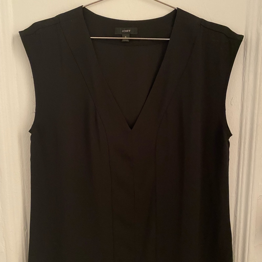 J.Crew Black Sleeveless Top